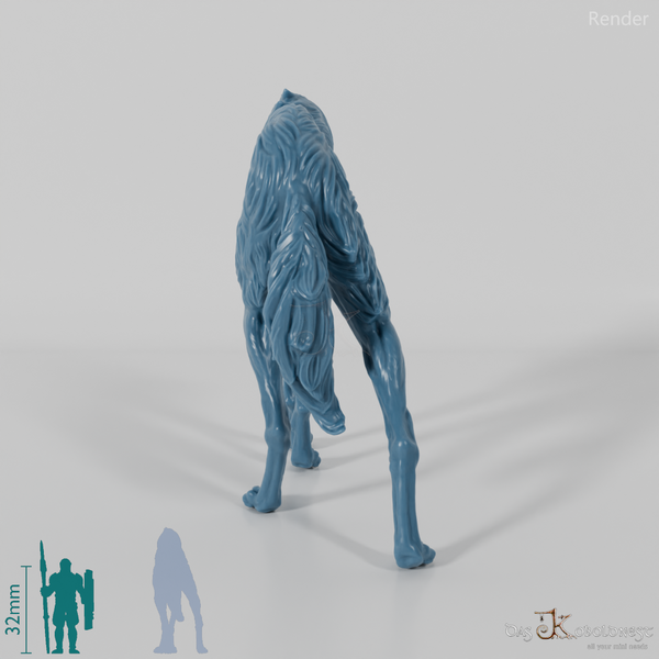 Wildhund - Mähnenwolf 01