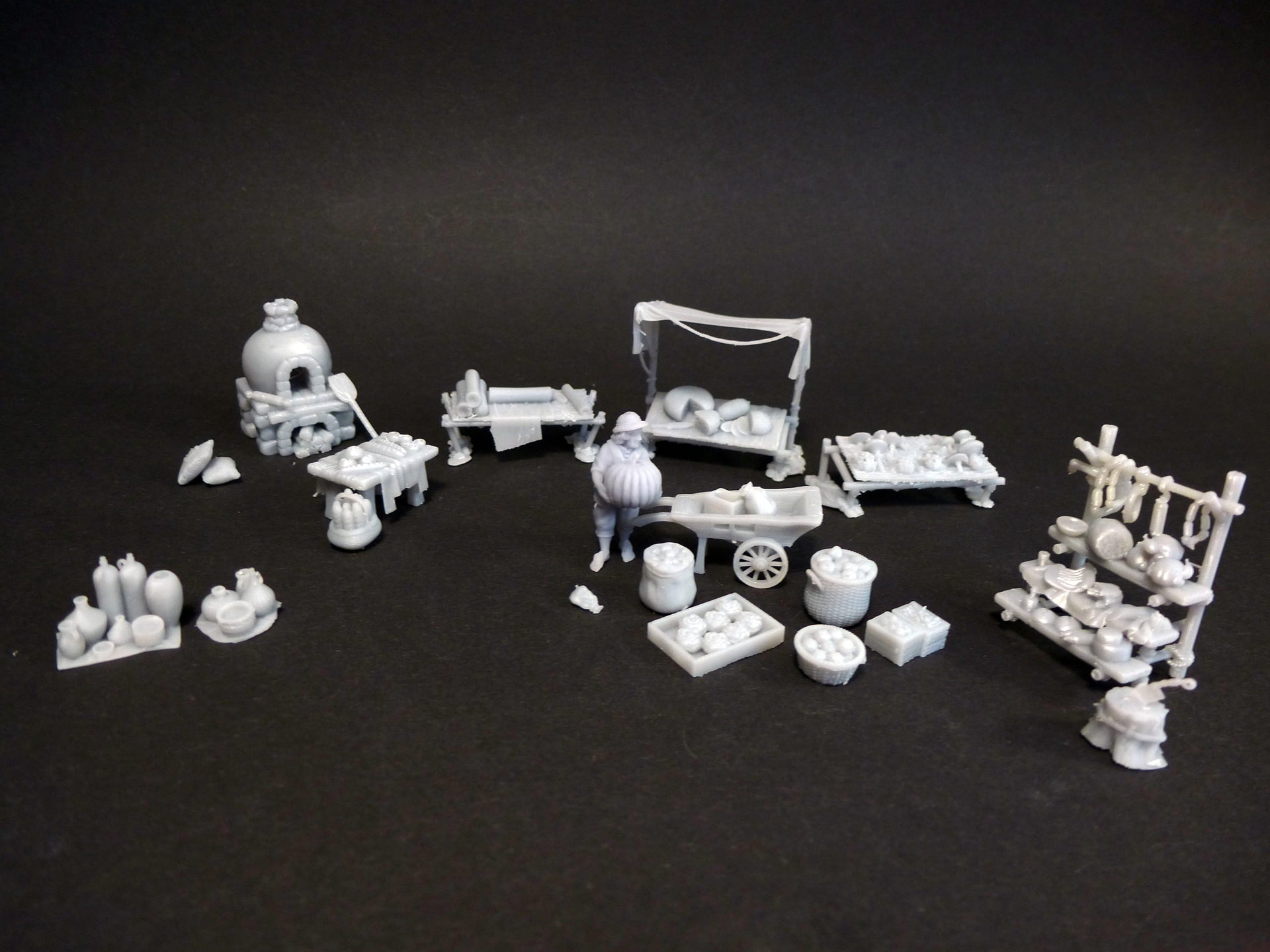 Halfling Market Day Diorama Set