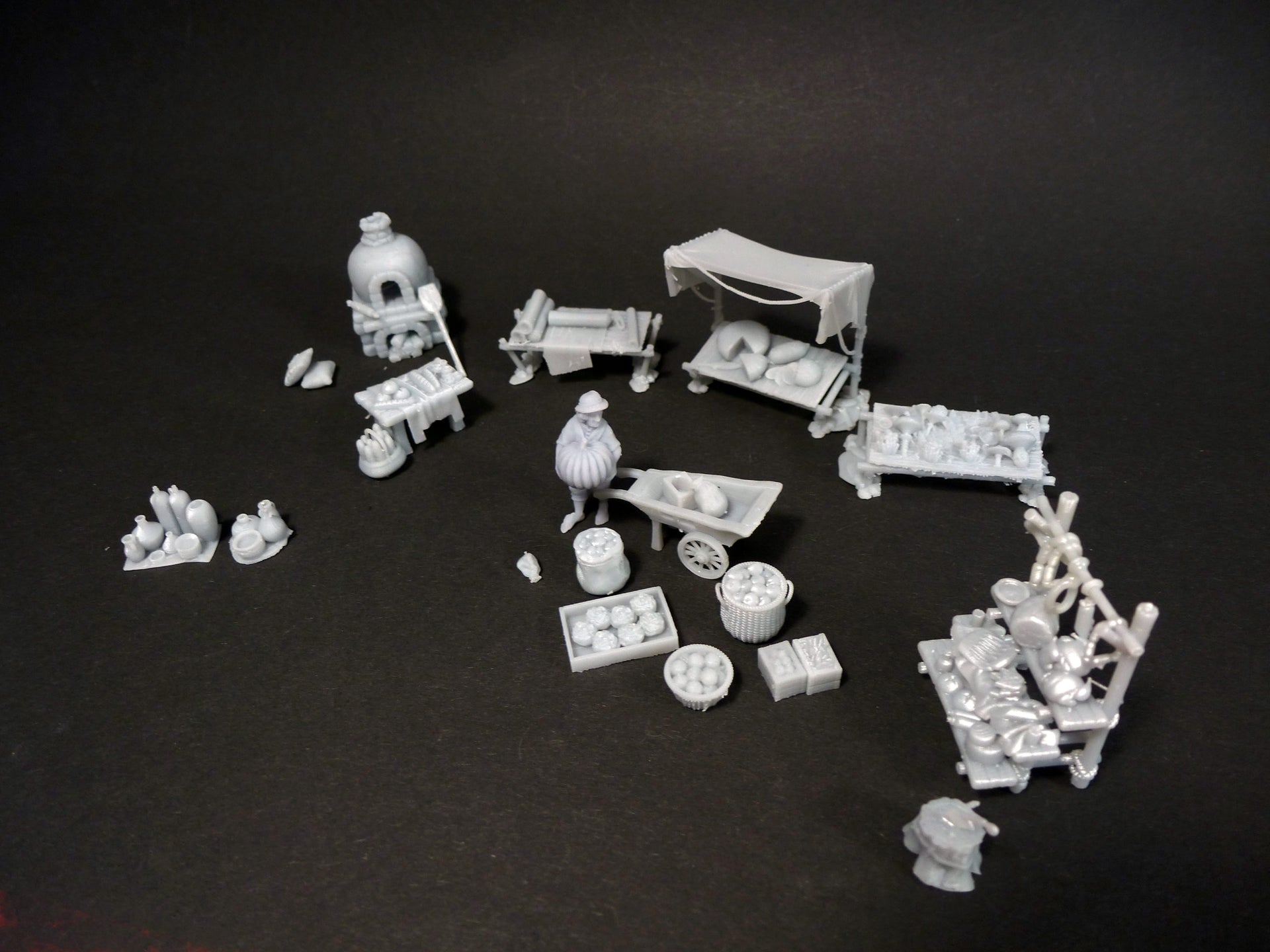 Halfling Market Day Diorama Set