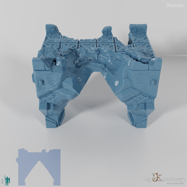 Monumentale Zwergenbrücke