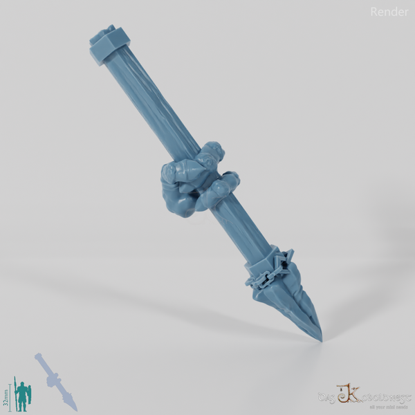 Steinspeer mit Trollhand