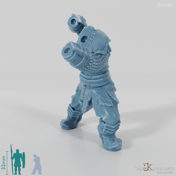 Modularer Ork-Speerkämpfer A