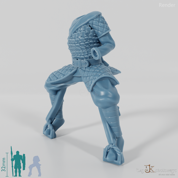 Modulare Reitervolk-Speerfrau 2 (Beritten)