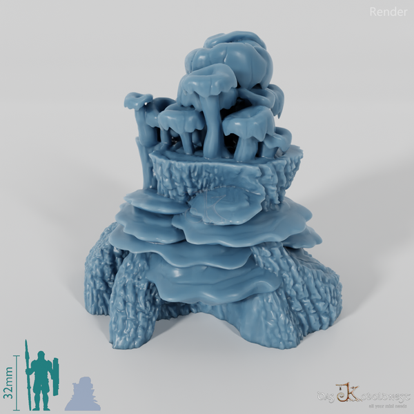 Pilz - Pilzbewachsener Baumstamm 02