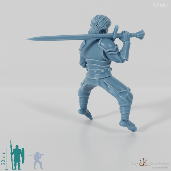 Pavo Tabbart, Halbling-Krieger (Beritten)