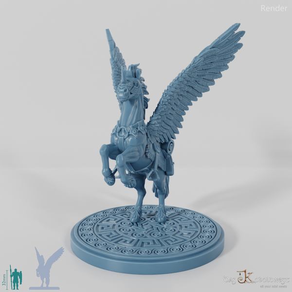 Donnerschlag, Gesattelter Pegasus