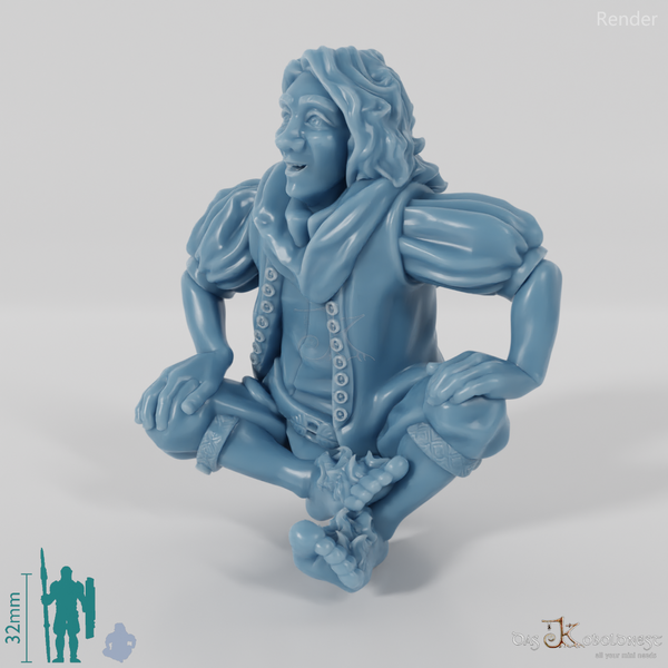 Perry, Sitzender Halbling