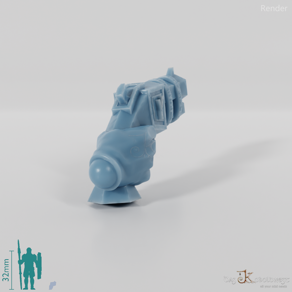 Zwergische Pistole mit Hand