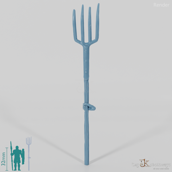 Geister-Mistgabel mit Hand