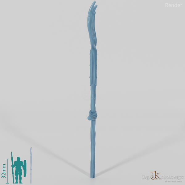 Geister-Mistgabel mit Hand