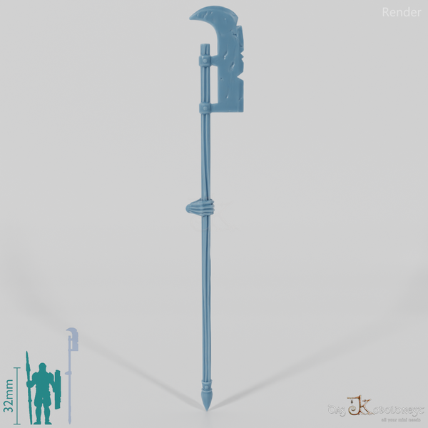 Geister-Stangenwaffe A mit Hand