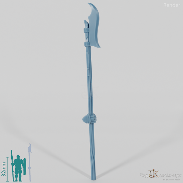 Menschen-Stangenwaffe A mit Hand (Gonthan)