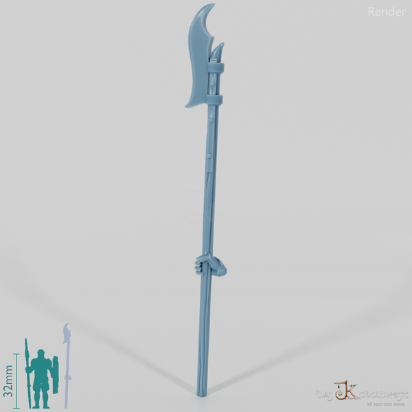 Menschen-Stangenwaffe A mit Hand (Gonthan)