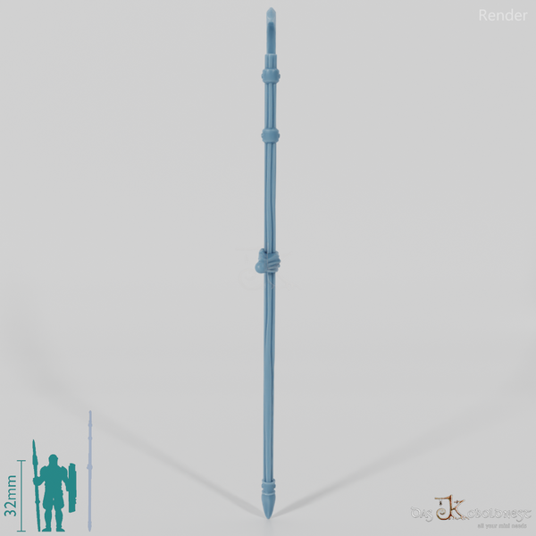 Geister-Stangenwaffe A mit Hand