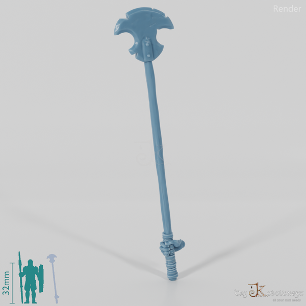 Ork-Stangenwaffe A mit Hand