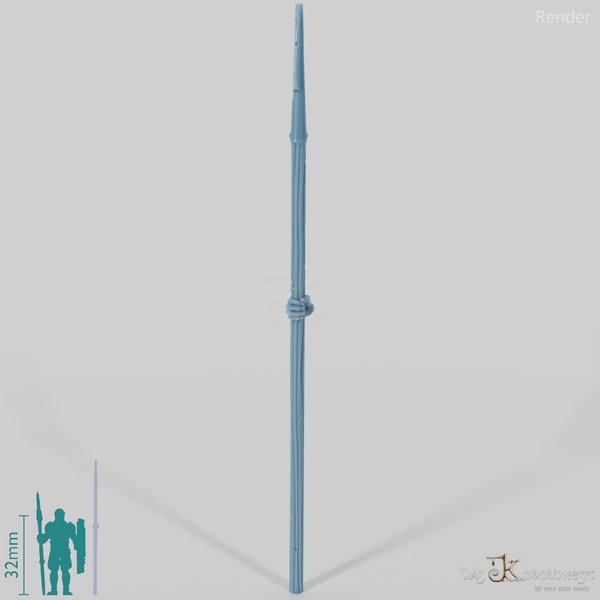 Geister-Stangenwaffe C mit Hand