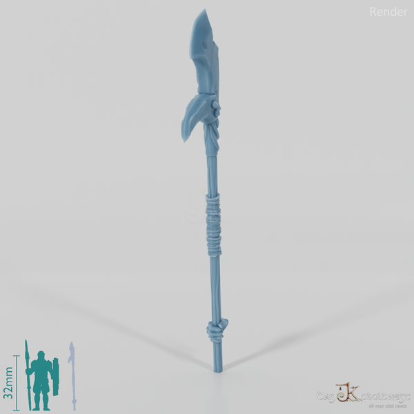 Ork-Stangenwaffe G mit Hand