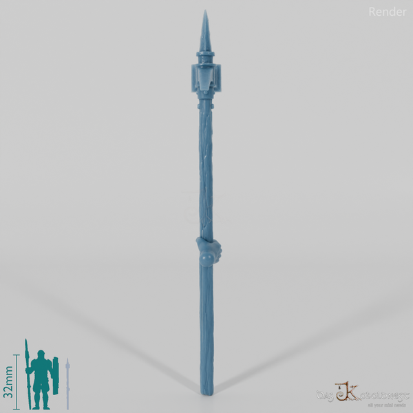 Halbling-Mordaxt mit Hand