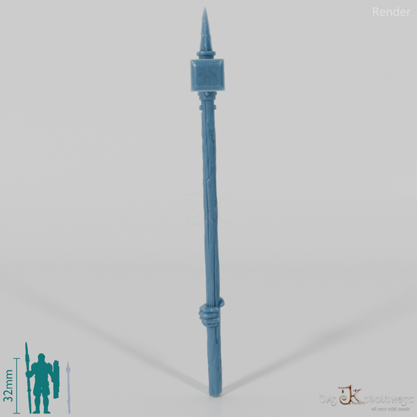 Halbling-Mordaxt, unten gegriffen mit Hand