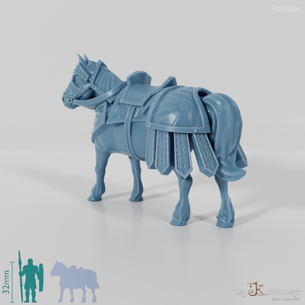 Zwergenpony - Schwer gerüstet