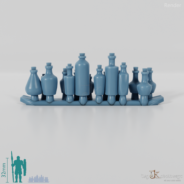 Flasche - Gruppe einfacher Trankflaschen 1