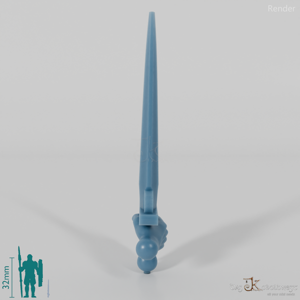 Halbling-Rapier mit Hand