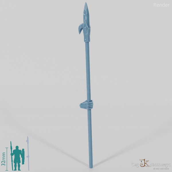 Halbork-Pike A mit Hand