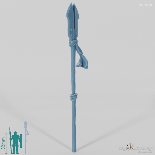 Halbork-Schamanenpike mit Hand