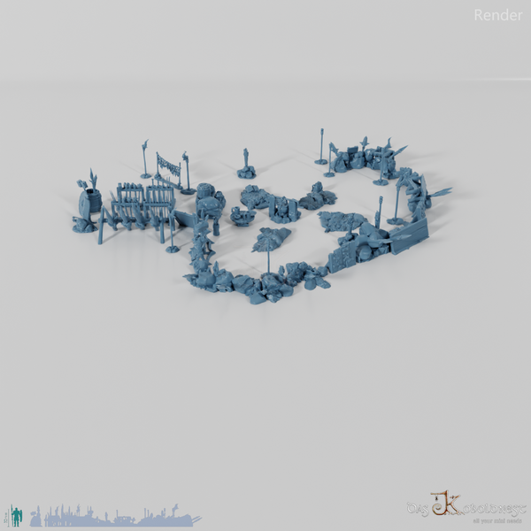 Dioramaset - Kampf in den Zwergenhallen
