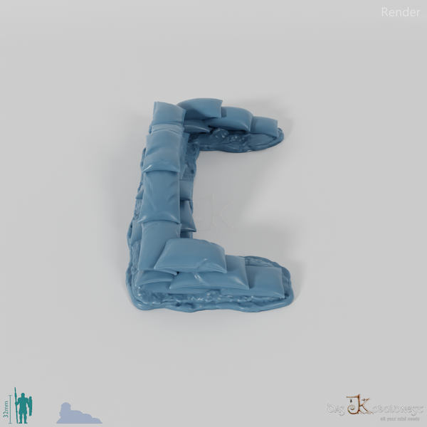 Sandsackbarrikade 03