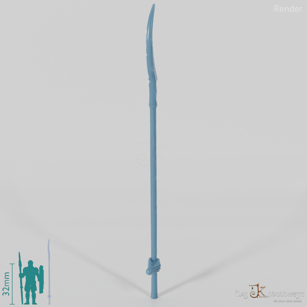 Geister-Sense B, hinten gegriffen mit Hand