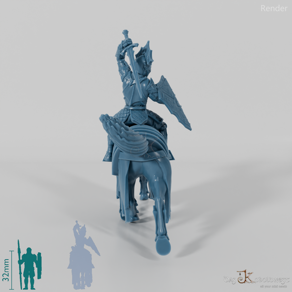 Schattenritter D auf Kriegspferd