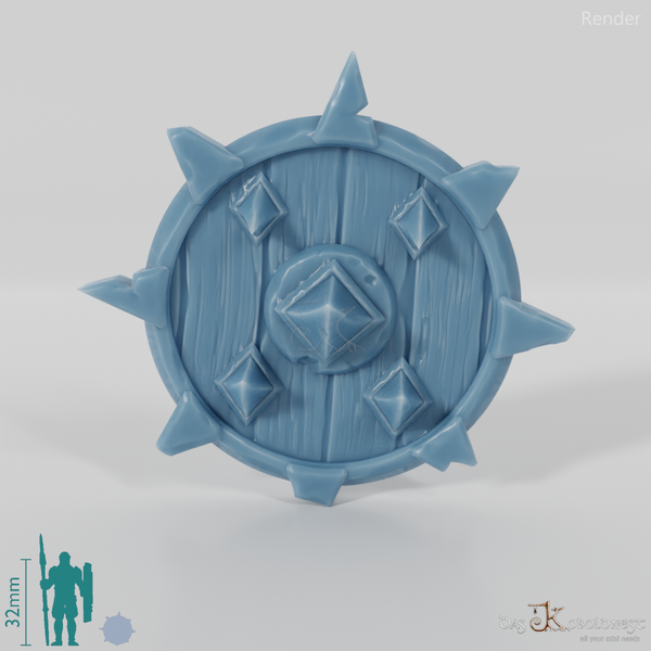 Ork-Schild C mit Hand