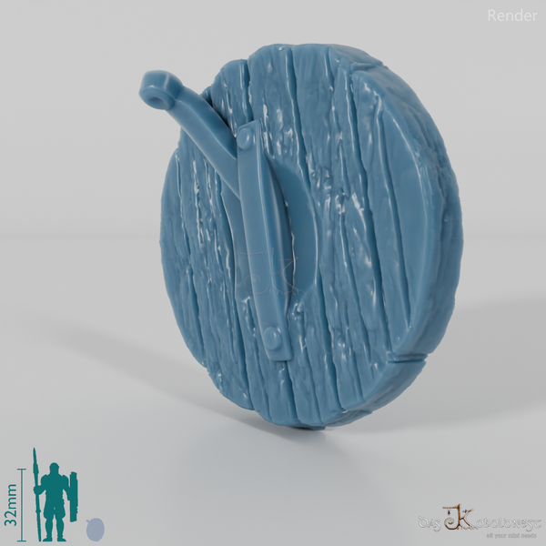 Halbling-Schild mit Rückenschnalle