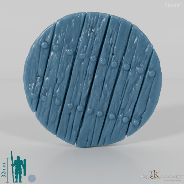 Halbling-Schild mit Rückenschnalle