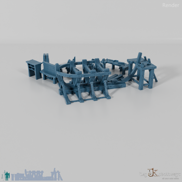 Bootsbauerei - Modellset Bootswerft