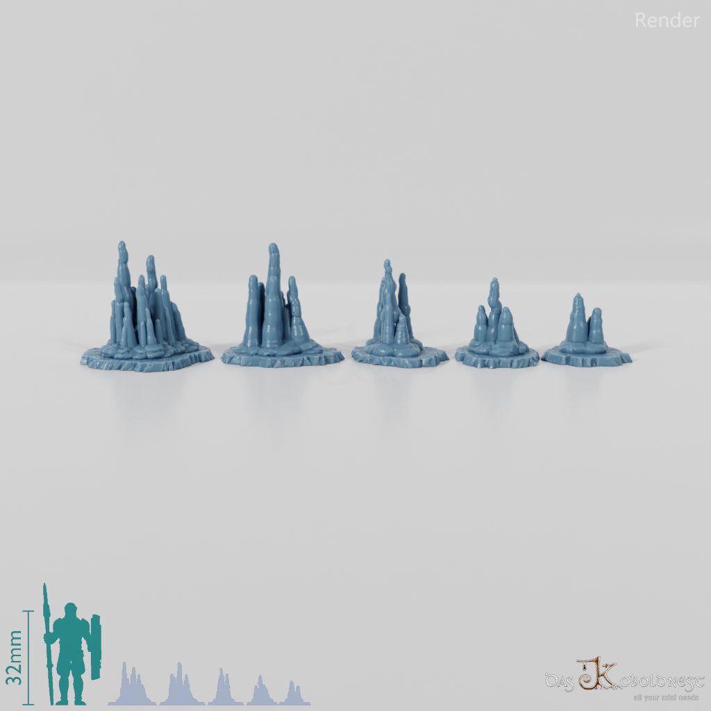 Eisstalagmiten