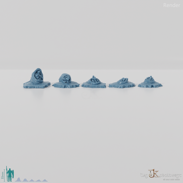 Kristallisierte Dracheneier