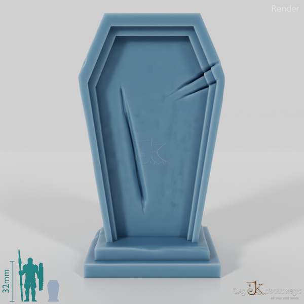 Sargförmiger Grabstein