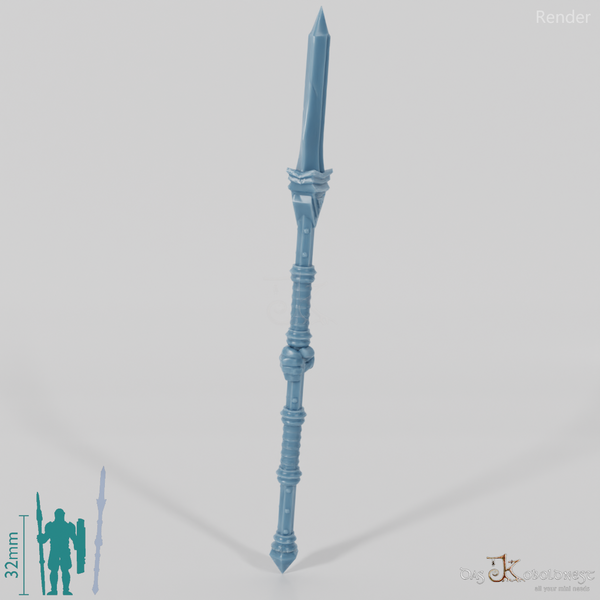 Zwergenlanze A mit Hand