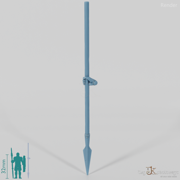 Reitervolk-Speer 1 mit Hand (Gesenkt)