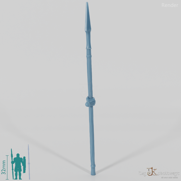 Menschen-Speer A mit Hand (Gonthan)