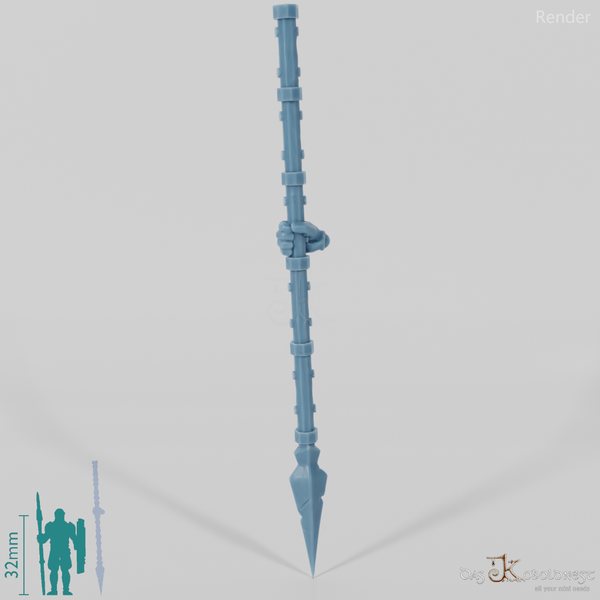 Zwergenlanze B mit Hand (Alternativpose)