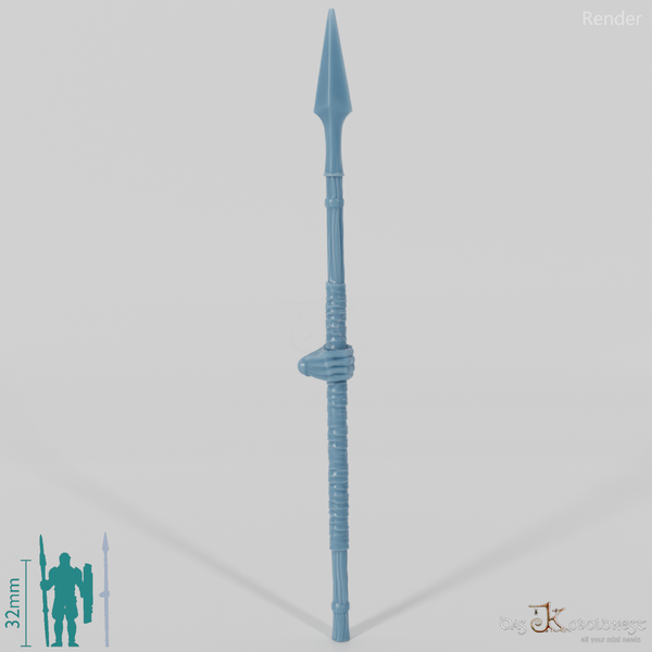 Menschen-Speer B mit Hand (Gonthan)