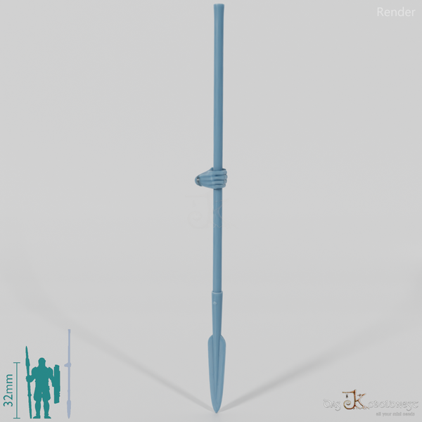 Reitervolk-Speer 3 mit Hand (Gesenkt)