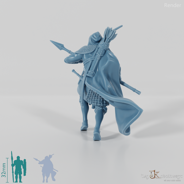 Waldläufer mit Speer A