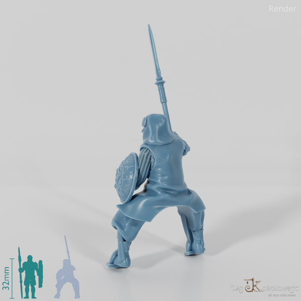 Südmenschen-Speerkämpfer (Beritten)