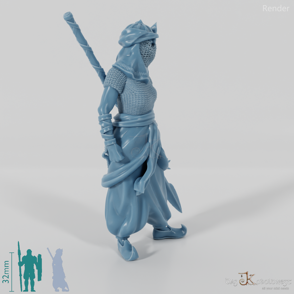 Südmenschen-Speerkämpferin A