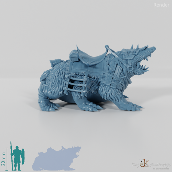 Gepanzerter Reitmaulwurf