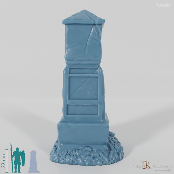 Behauener Grabstein 07